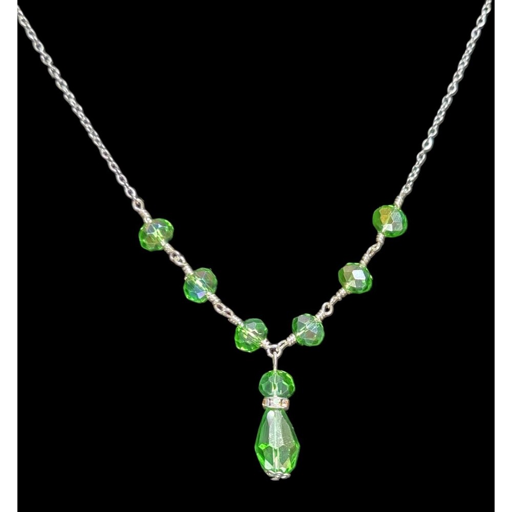 Green Crystal Necklace